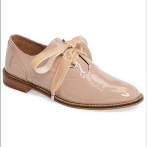 Shellys London Frankie Nude Patent Oxford